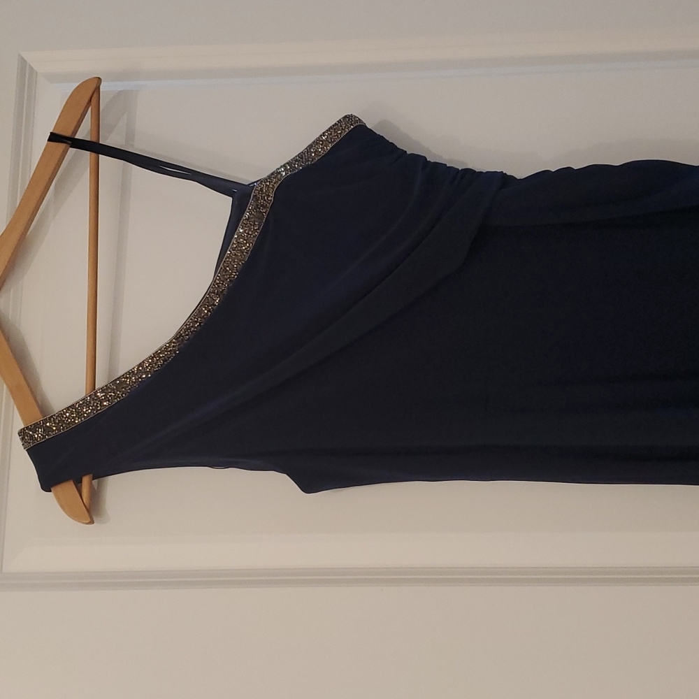 🎀ADRIANNA PAPELL 🎀 Navy Blue Dress